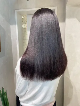 セミロング カラー ナチュラル透明感🌱 小山美樹子のヘアスタイル