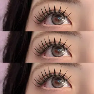 マツエク・マツパ 【那覇/束感まつ毛】 ｷｬﾒﾙのマツエク・マツパデザイン