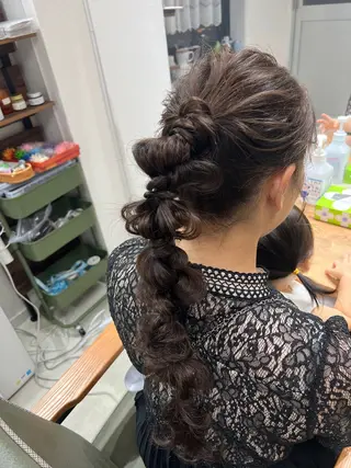 ロング ヘアアレンジ 山室 敬義のヘアスタイル