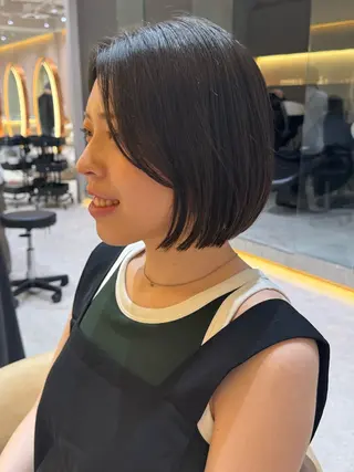 ショート 🩵縮毛矯正・ボブ 岩原朋也🩵のヘアスタイル