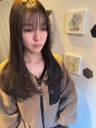 ロング ハイトーン/レイヤー SHUNのヘアスタイル