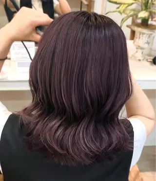 セミロング カラー ヘアアレンジ 🍓女性専用サロン/ こころ🍓のヘアスタイル