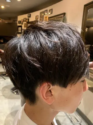 メンズ familiar BOND所属・佐々木陸斗 ショート&メンズのヘアスタイル