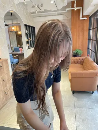 ロング カラー 髪質改善カラー🫧 横浜/liberteのヘアスタイル