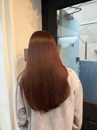 ロング Airi 韓国y2k レイヤーカットのヘアスタイル