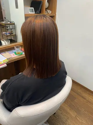 ミディアム I's hair NUBOU所属・小守林 蘭のヘアスタイル