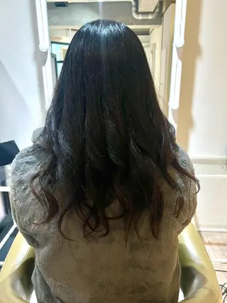 ロング 人見知りさんでも安心 奥田 里佳子のヘアスタイル