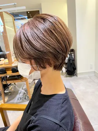 ショート カラー BLENDby happiness所属・KAORU/絹髪 /髪質改善/奈良のヘアスタイル