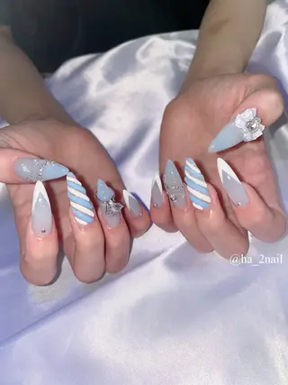 ネイル NAIL and EYELASH ALPHA.所属・ALPHA. 姫繇のネイルデザイン