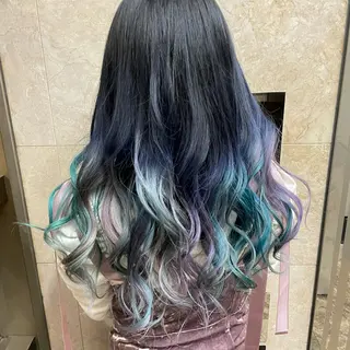 ロング カラー Blanche by artina川崎店所属・ゆう🫧 透明感/ハイトーンのヘアスタイル