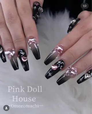 ロング PinkDoll Houseのネイルデザイン