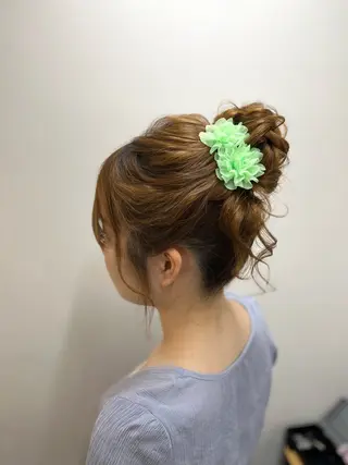 ヘアアレンジ 似合わせヘアメイク 💐オダギリチアキのヘアスタイル