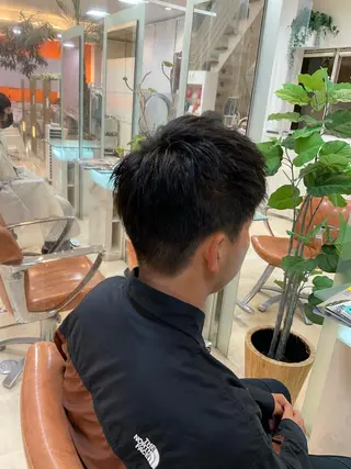 ショート メンズ 大宮｜メンズカット ダブルカラー｜パーマのヘアスタイル