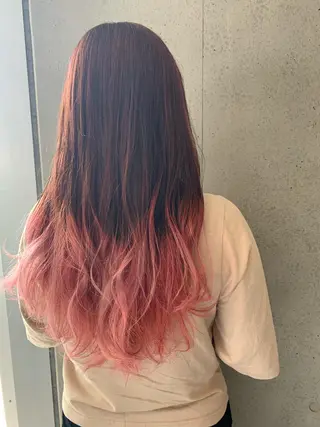 ロング カラー 髪質改善/縮毛矯正 ツヤ髪🩷さつきのヘアスタイル