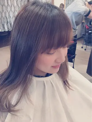 ロング HairWork's FLO-WER所属・五十嵐 聡のヘアスタイル