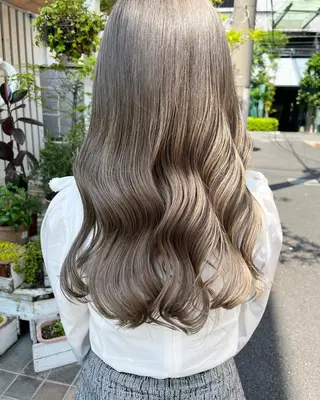 ミディアム カラー ヘアアレンジ 韓国/髪質改善💘 櫻井かれんのヘアスタイル