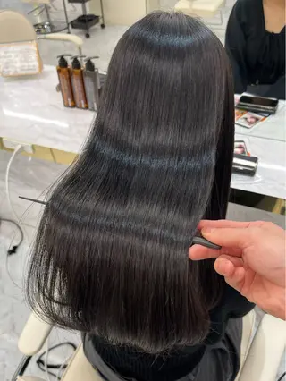 ロング 髪質改善縮毛矯正🫧 村上蒼生のヘアスタイル