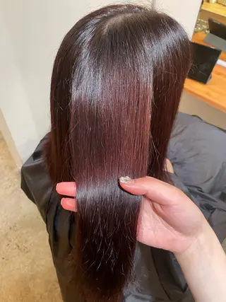 セミロング カラー 梅田/ハイトーン /yuriのヘアスタイル