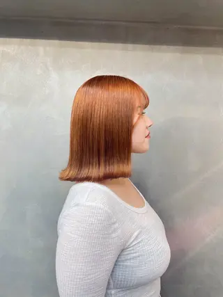 ミディアム カラー TNB TOKYO所属・Insta 指名 No.1KURUMIのヘアスタイル