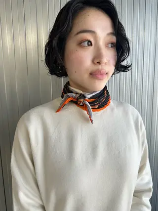ショート パーマ 小澤大輔 YOLO hairのヘアスタイル