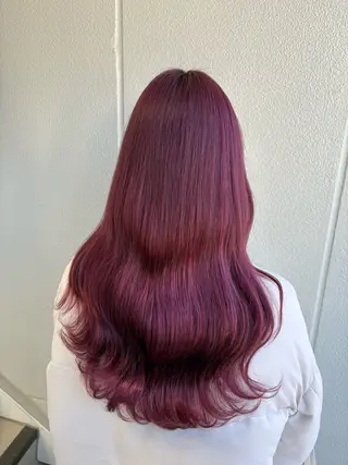 ロング カラー ヘアアレンジ 《暖色/韓国hair 》🇰🇷桑原ユキネのヘアスタイル