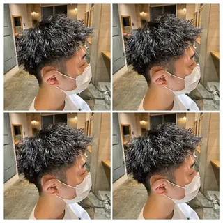 ショート パーマ メンズ 🟣メンズパーマ 川端 永遠🟣のヘアスタイル