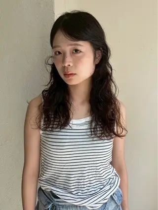 ロング パーマ 鳥山愛結/パーマ /透明感カラー🫧のヘアスタイル