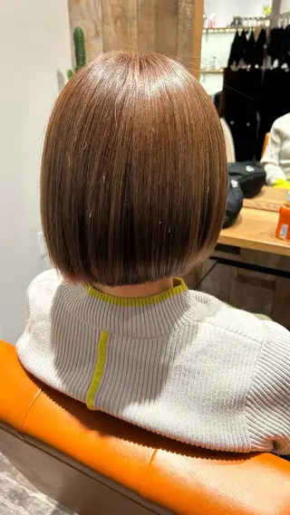ショート 🍞松本 彩那🍞 暖色🌸のヘアスタイル