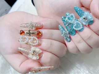 ネイル 🎀ネイルサロン エクラYUI🎀のネイルデザイン