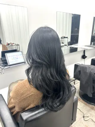 ロング カラー 🎀ツヤ髪韓国網紅 ヘアミカ🎀のヘアスタイル