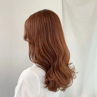 ロング カラー パーマ ヘアアレンジ マツエク・マツパ まろやかベージュ/ 大上なおみのヘアスタイル