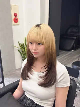 ロング Nail &Beauty by UNO伊勢原所属・COCO .のヘアスタイル