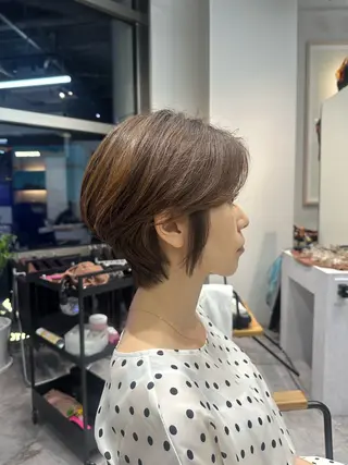 ショート ごとう さなのヘアスタイル