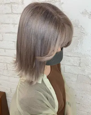 ショート カラー 🎀モテ髪ミルクティ ー🎀yasunaのヘアスタイル