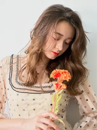 カラー 大島 千怜のヘアスタイル