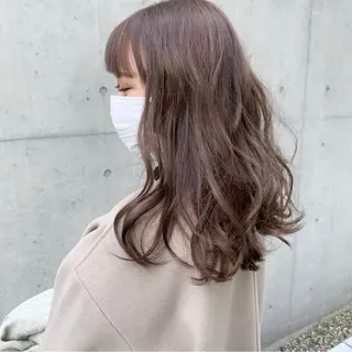 ロング カラー ヘアアレンジ ハイトーン/美髪矯正 🍃大江拓実のヘアスタイル