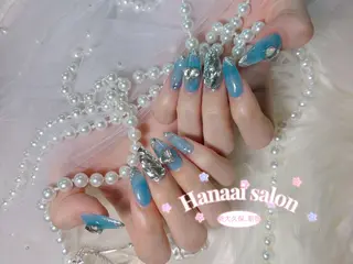 セミロング Hanaai Salon新大久保店のネイルデザイン