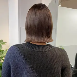 ショート カラー ヘアアレンジ ブリーチなしカラー/ 髪質改善/寺門束のヘアスタイル