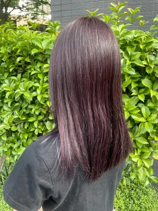 カラー 🩵RIKO🩵 透明感カラー🫧のヘアスタイル