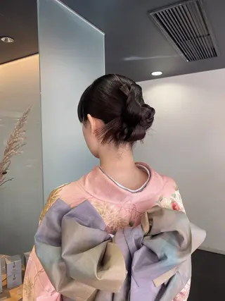 ロング 暖色カラー /ヘアアレンジ/花鈴のヘアスタイル