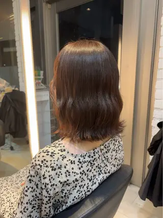 カラー miyu/ボブ/ 透明感カラー/栄のヘアスタイル