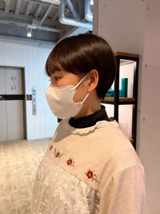ショート 池袋　似合わせショー トヘア　萩原 佑紀のヘアスタイル