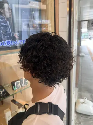 パーマ メンズ kamiken.ajito所属・赤間 正人のヘアスタイル