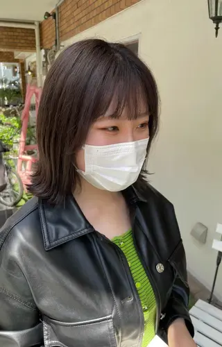 ミディアム カラー newi梅田🫧韓国 ヘア🫧sakiのヘアスタイル
