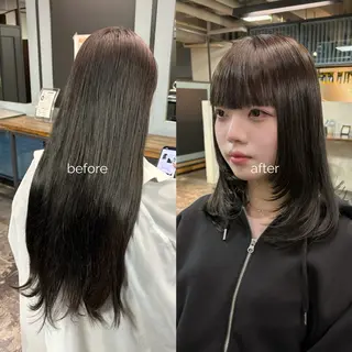 ミディアム ユイカ🐮暖色カラー / 再現スタイルのヘアスタイル