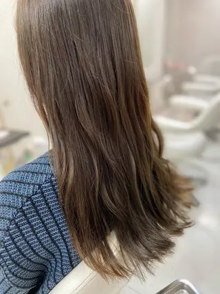 ロング カラー 菊地 美憂のヘアスタイル