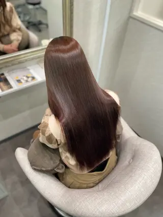 ロング アンナ 髪質改善/縮毛矯正のヘアスタイル