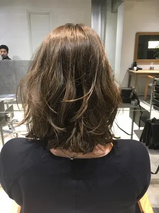 ミディアム カラー 髪質改善ULTOWA ✨松井 美幸のヘアスタイル
