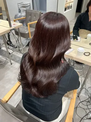 セミロング アンアミ渋谷所属・Unami こはるのヘアスタイル