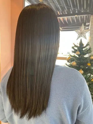 セミロング 河合 菜摘のヘアスタイル